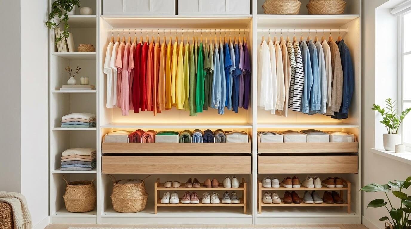 Organisera garderob – Komplett guide för ordning och reda